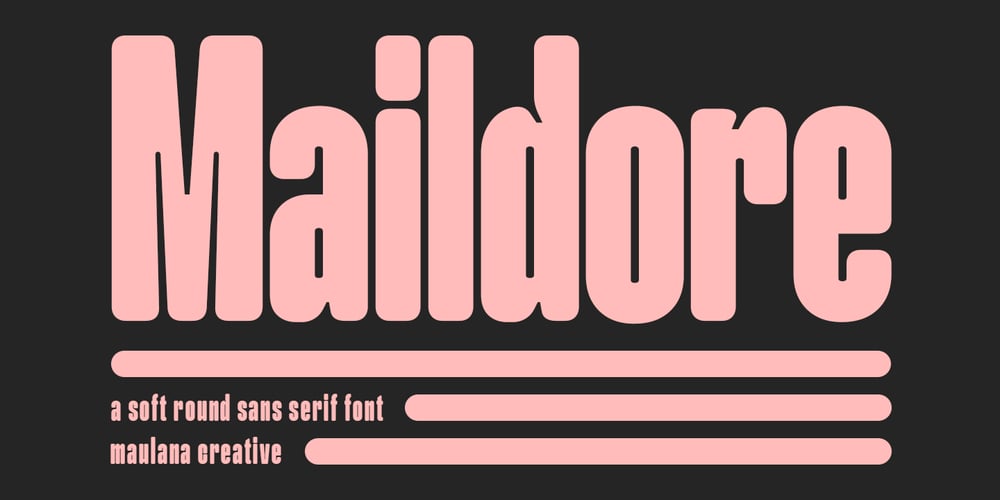 Maildore font