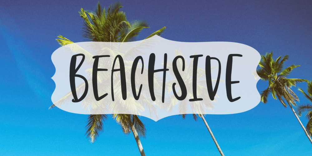 Beachside font