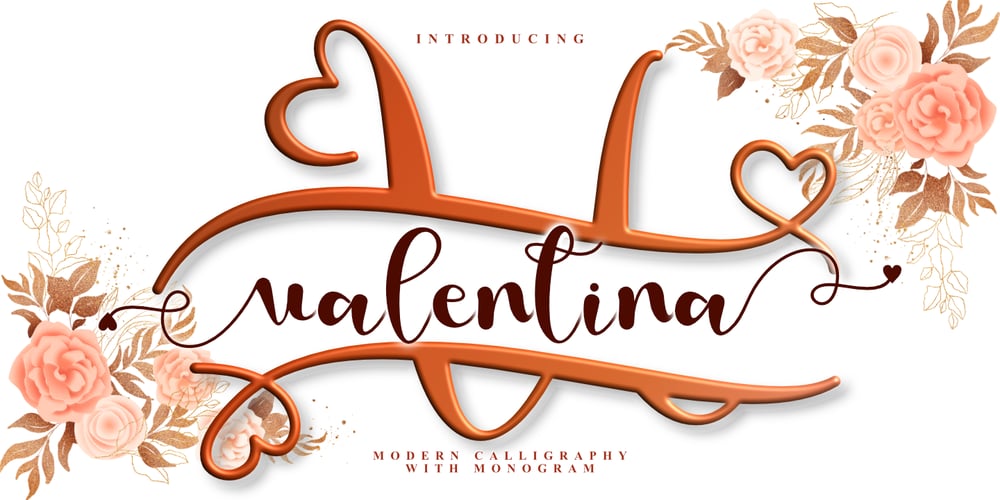 Love Valentina font