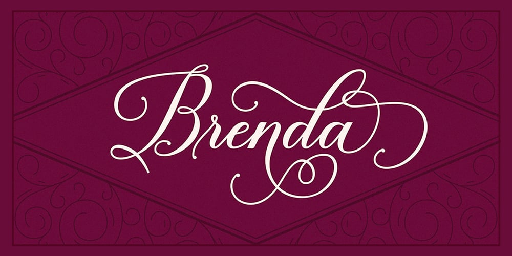 Brenda Script font
