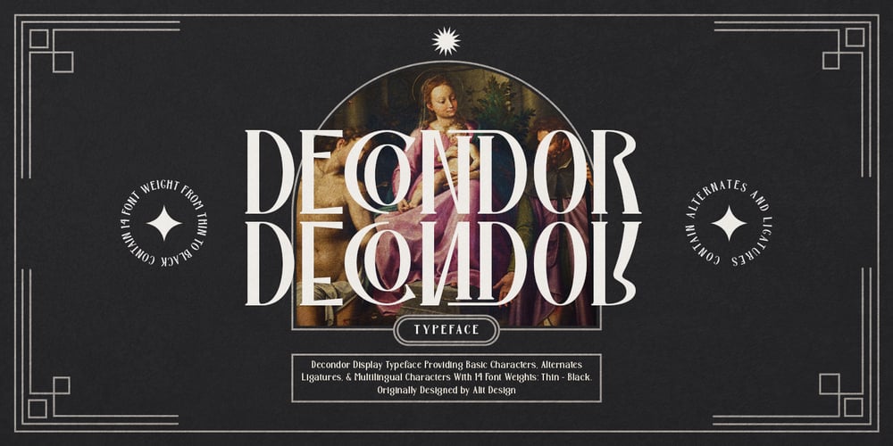 Decondor font