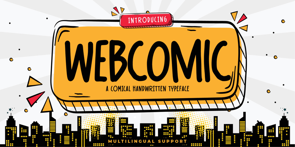 Webcomic font