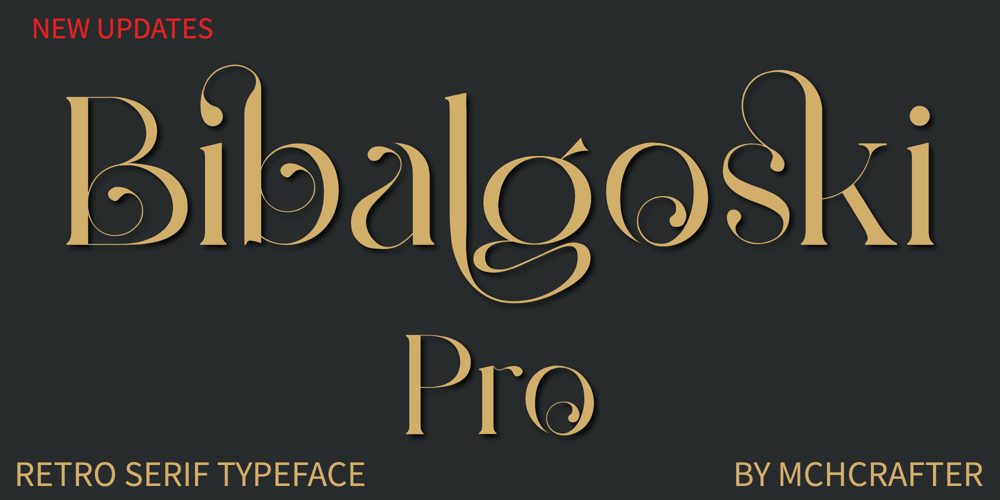 Bibalgoski Pro font