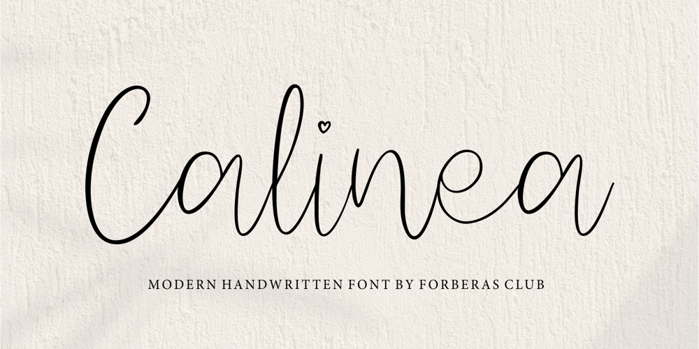 Calinea font