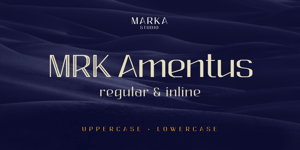 MRK Amentus font
