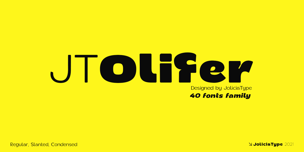 JT Olifer font