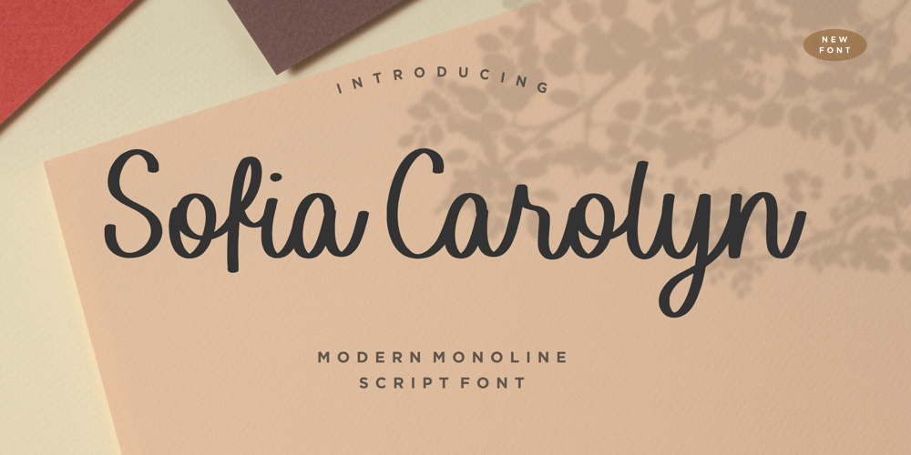 Sofia Carolyn font