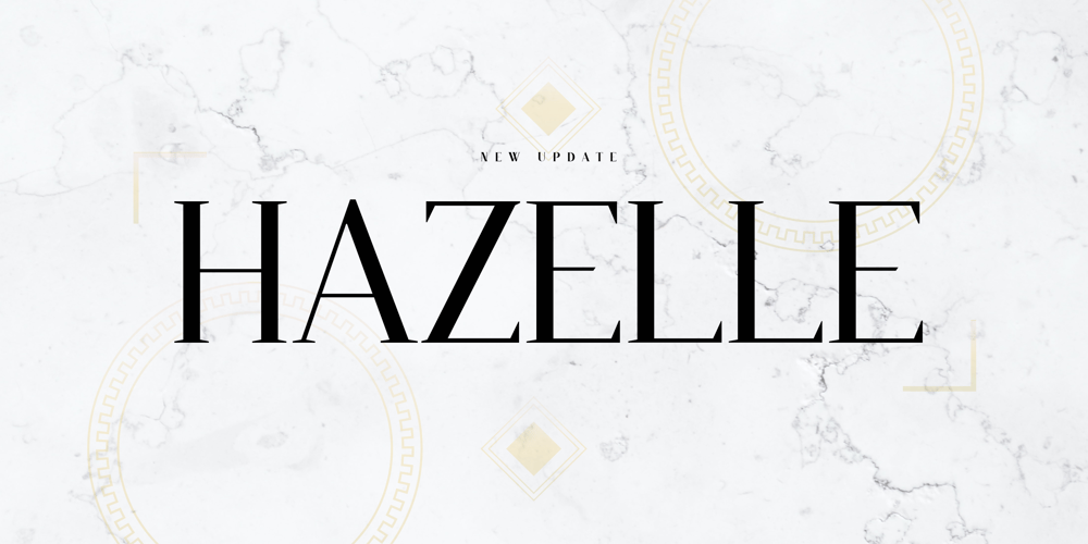 Hazelle font