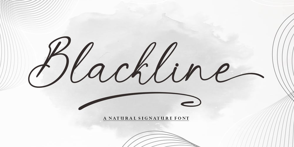Blackline font