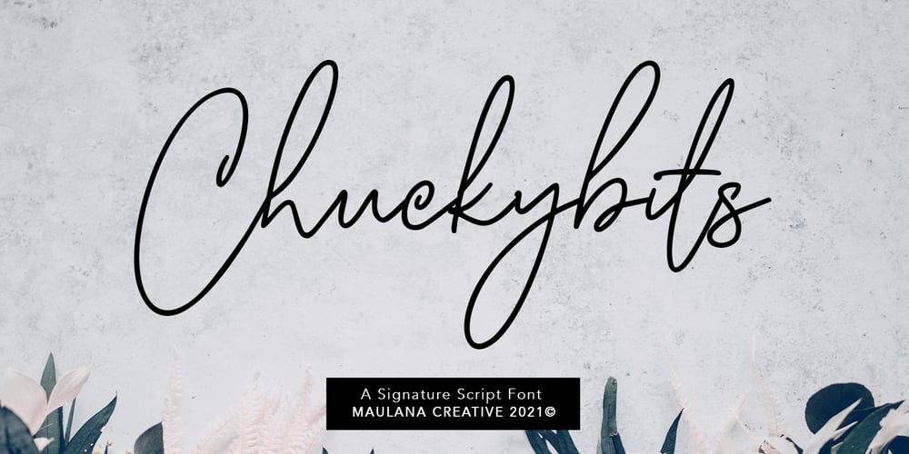 Chuckybits font