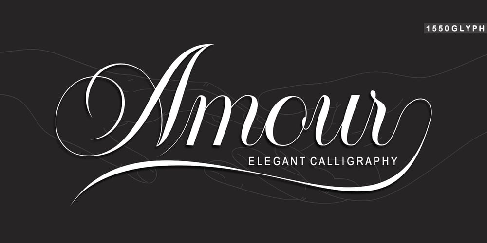 Amour Script font