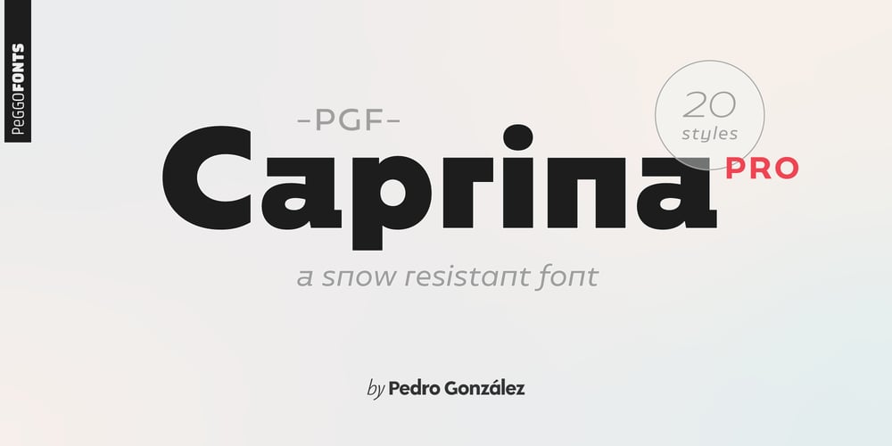 PGF Caprina Pro font