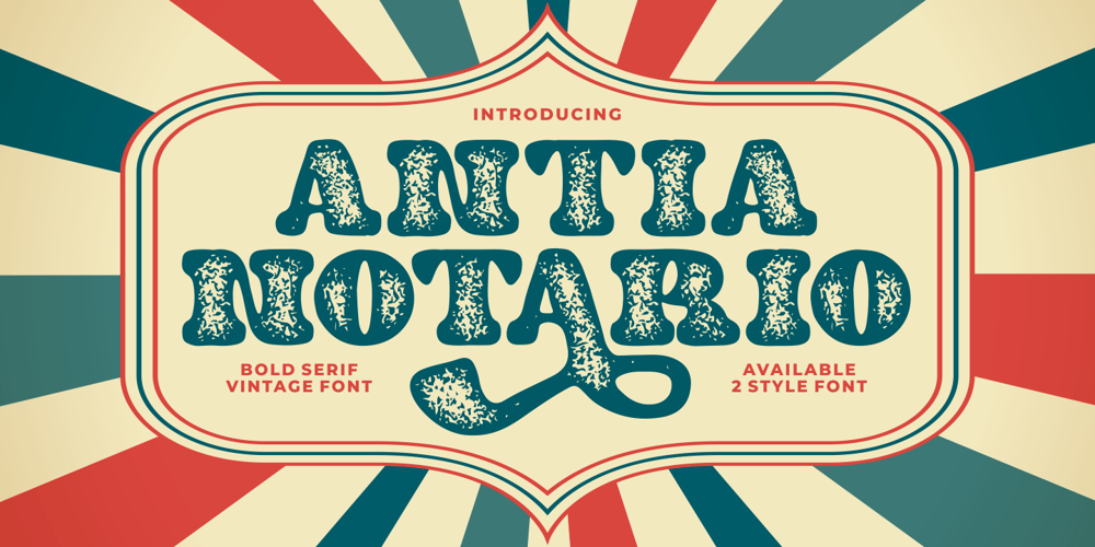 Antia Notario font