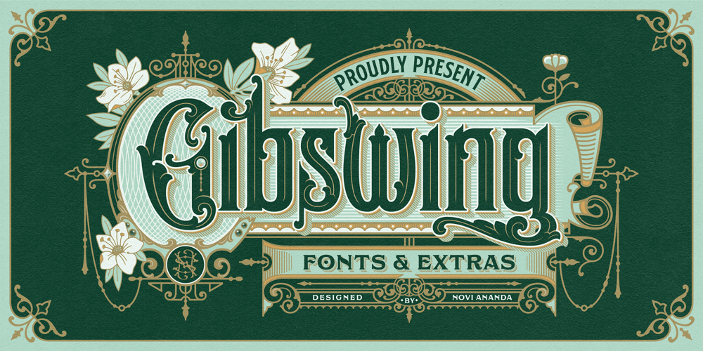 NS Gibswing font