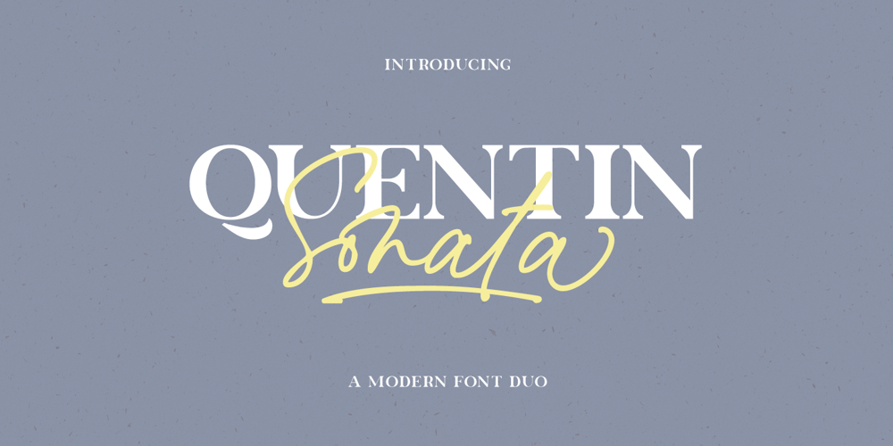 Quentin Sonata font