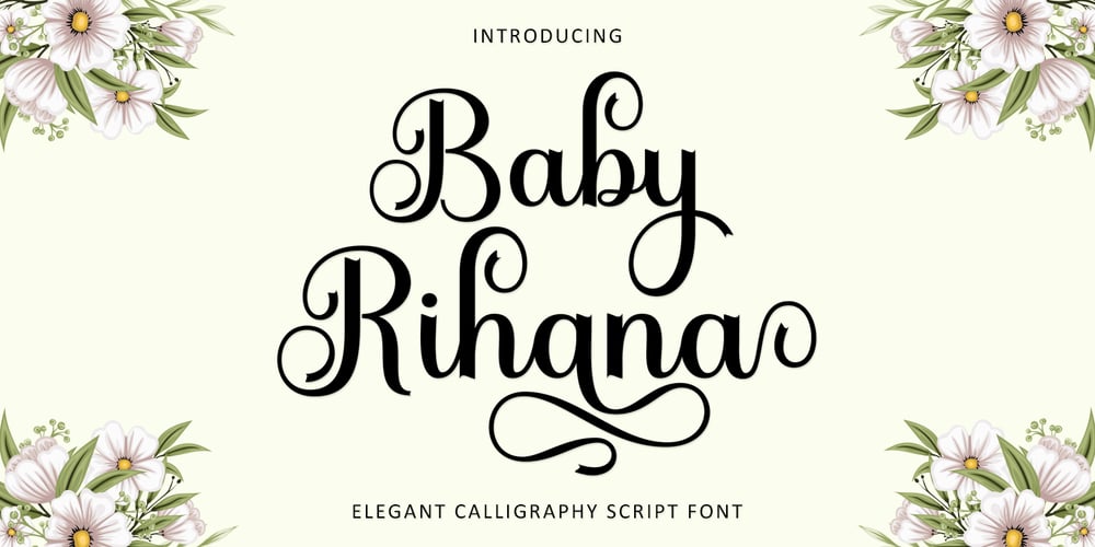 Baby Rihana font
