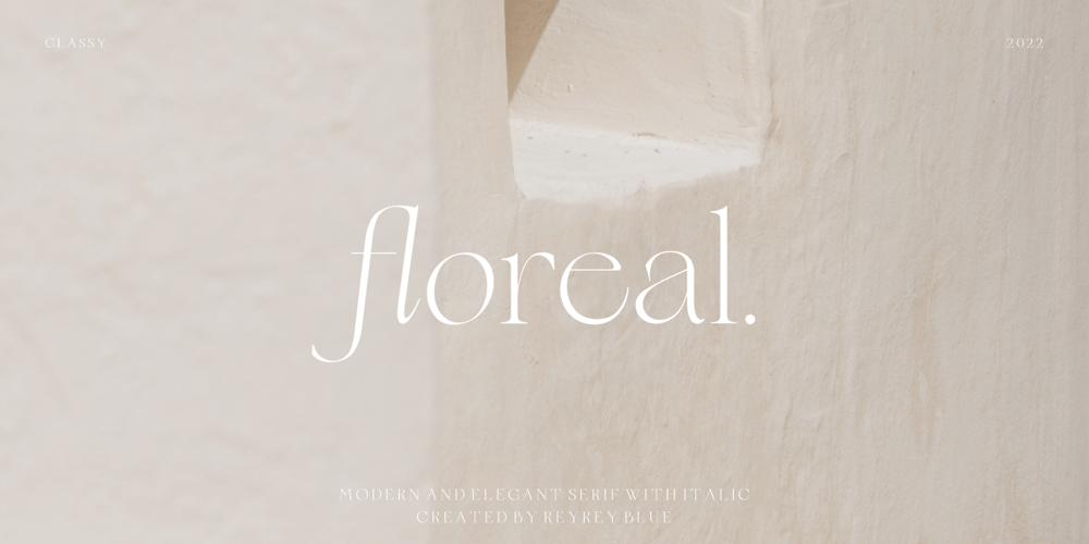Floreal font