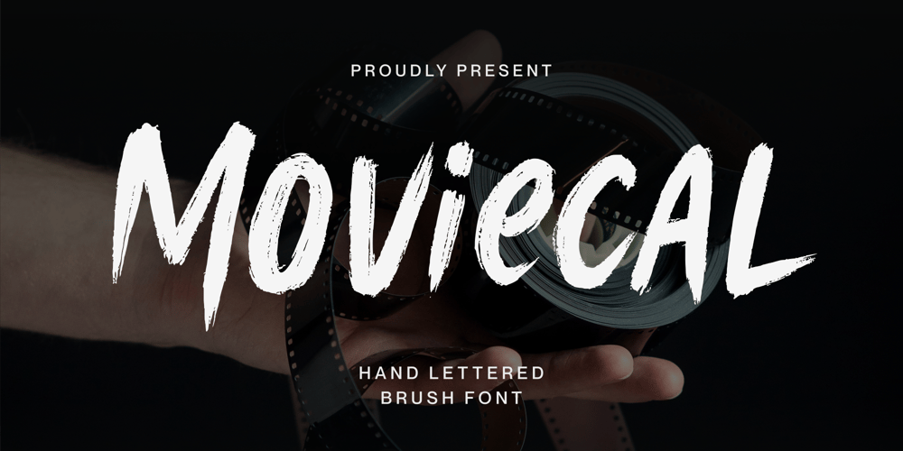 Moviecal font