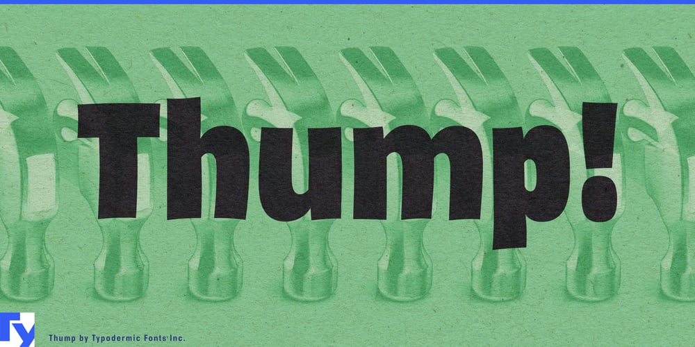 Thump font