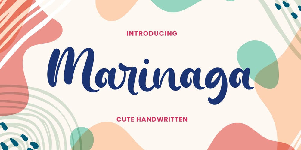Marinaga font