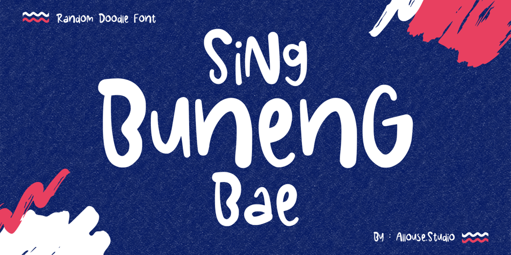 Sing Buneng Bae font