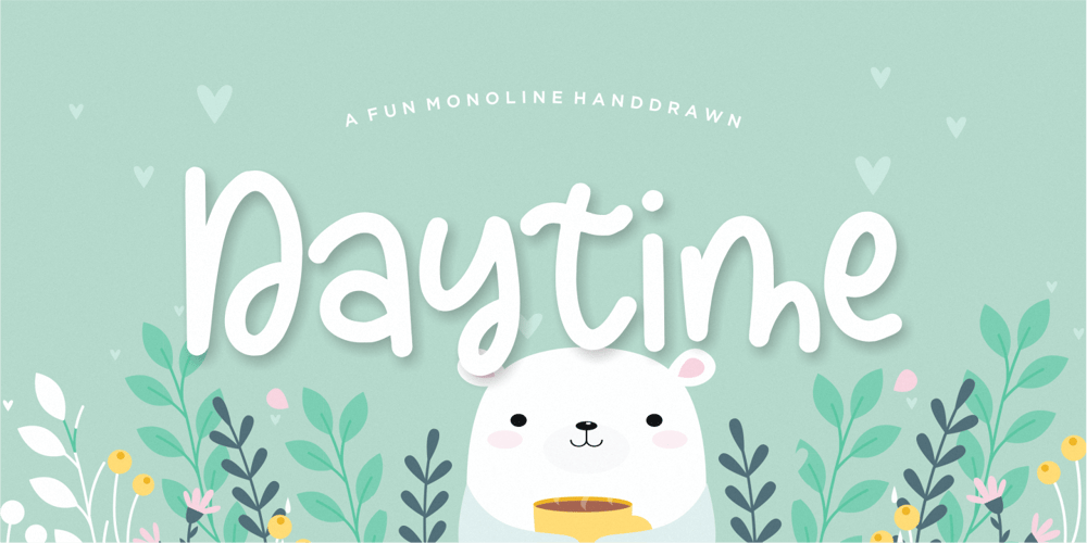 Daytime font