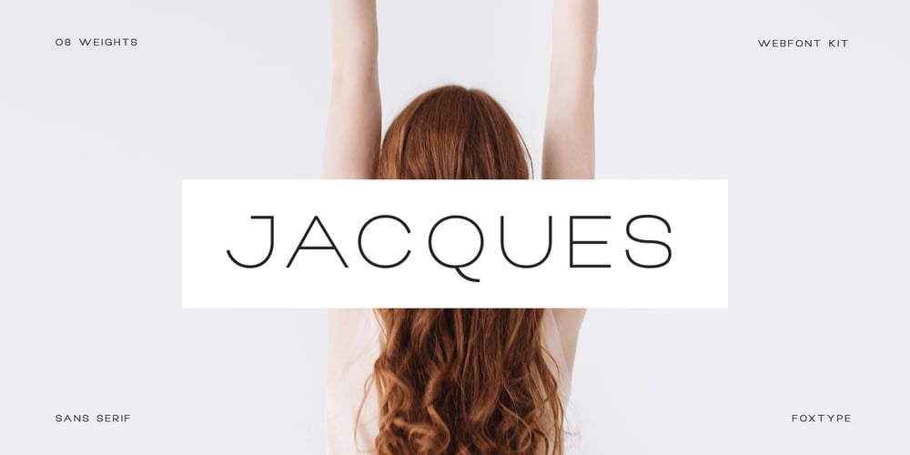 Jaques Display font
