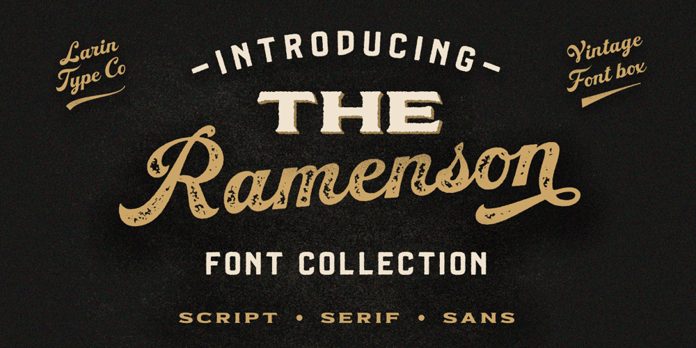 Ramenson font