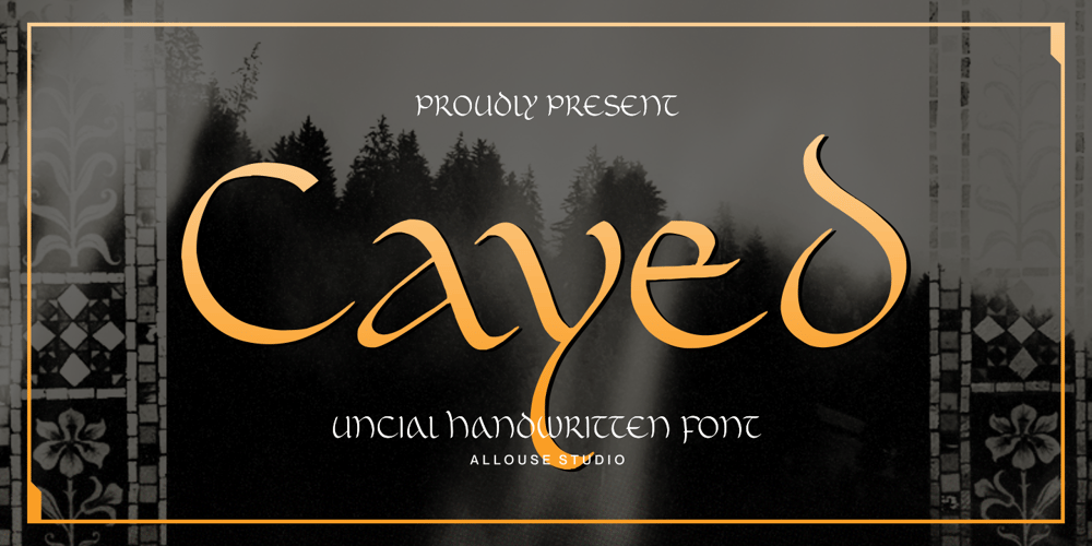 Cayed font