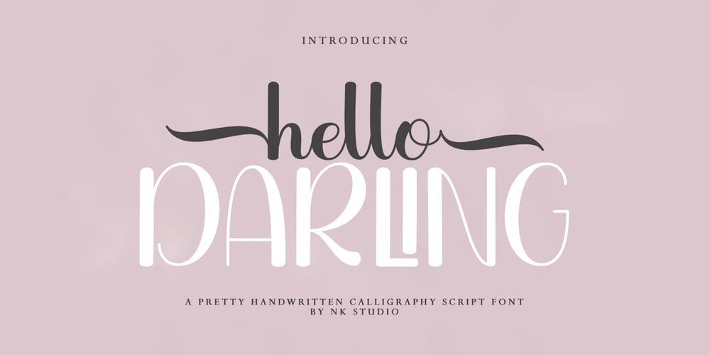 Hello Darling font