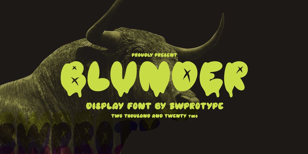 Blunder font