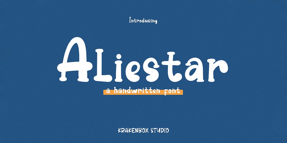 Aliestar font