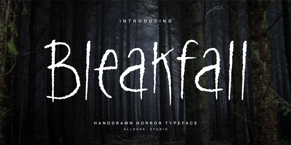 Bleakfall font