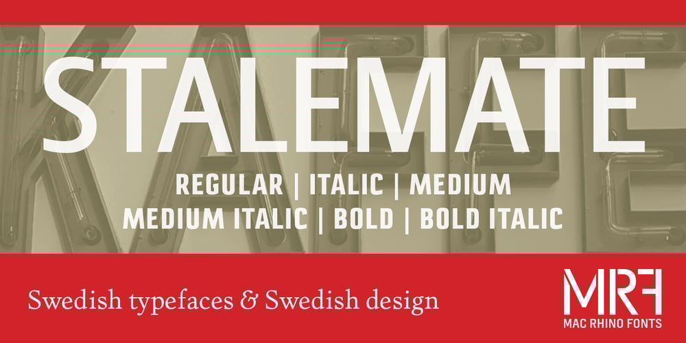 Stalemate Pro font