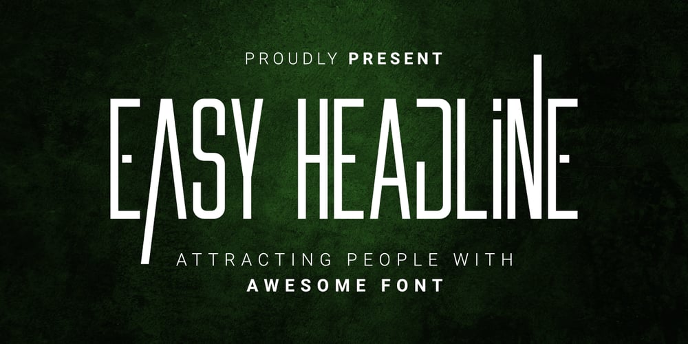 Easy Headline font
