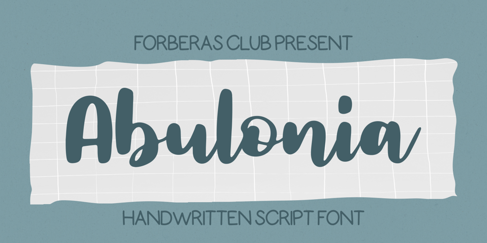 Abulonia font