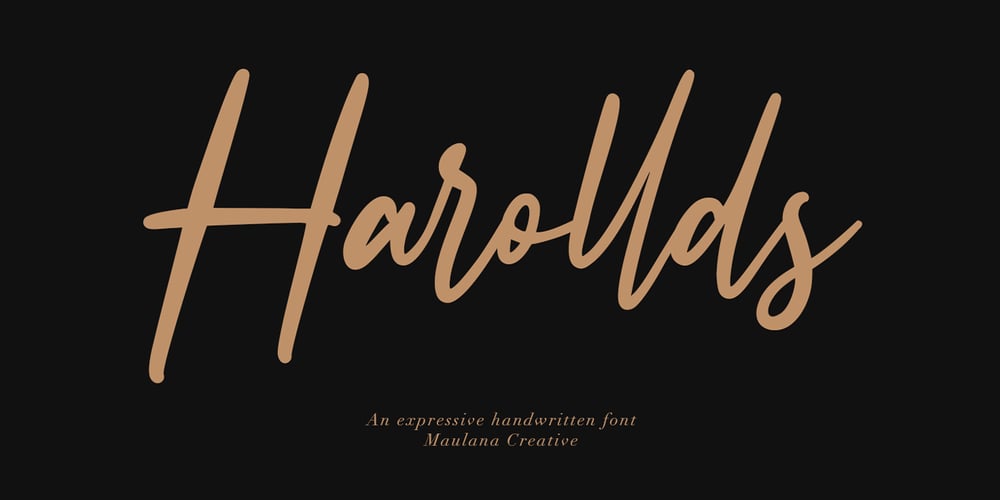 Harollds font