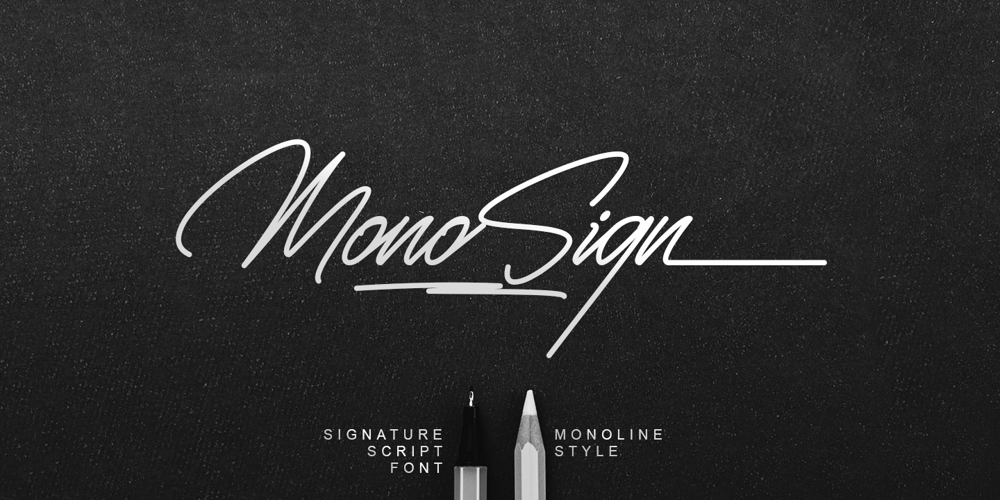 Monosign font