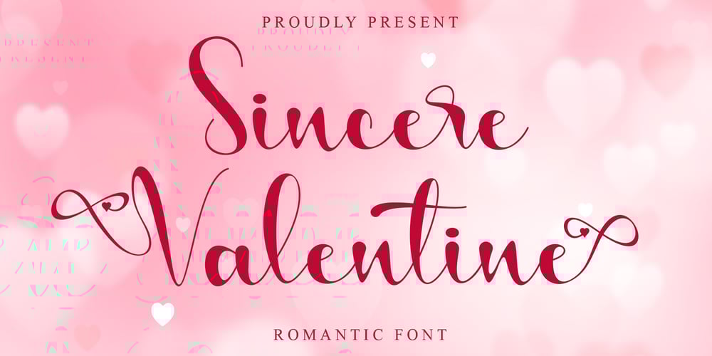 Sincere Valentine font