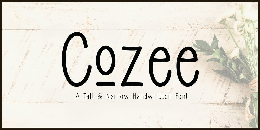 Cozee font