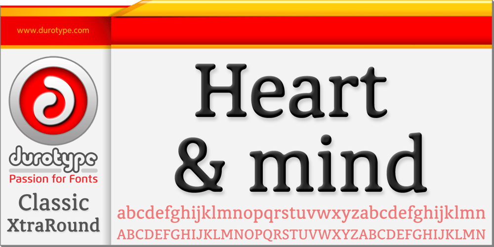 Classic XtraRound font