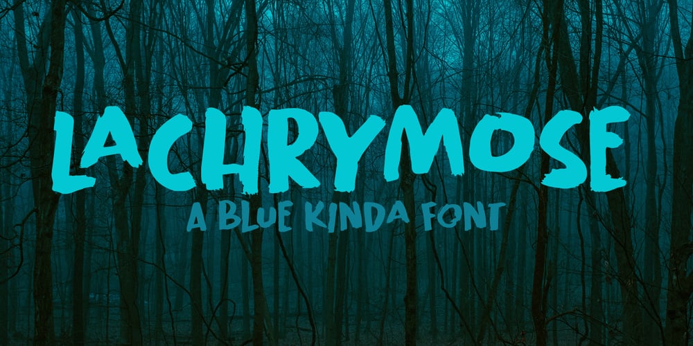 Lachrymose font