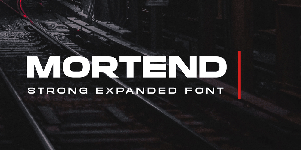 Mortend font