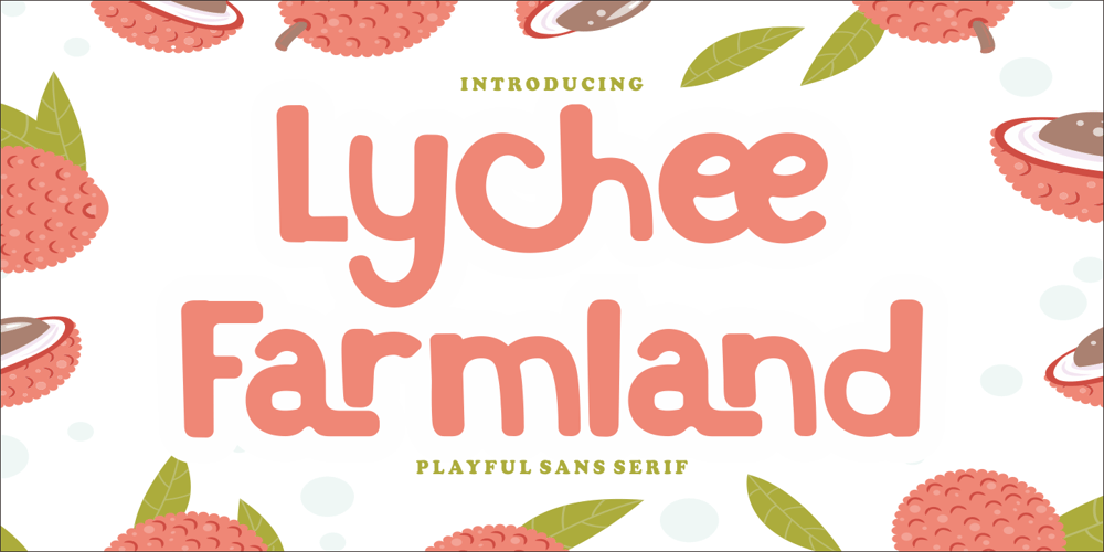 Lychee Farmland font