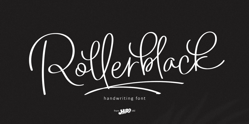 Rollerblack font