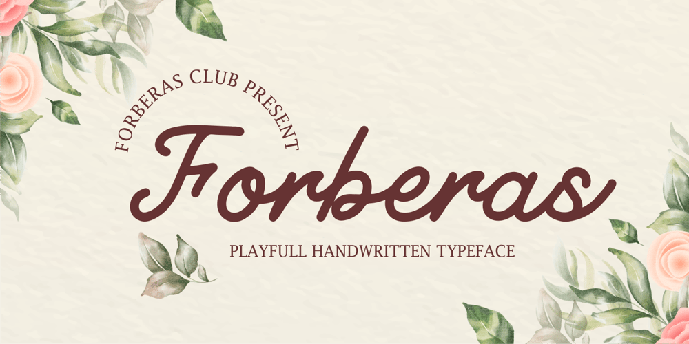 Forberas font