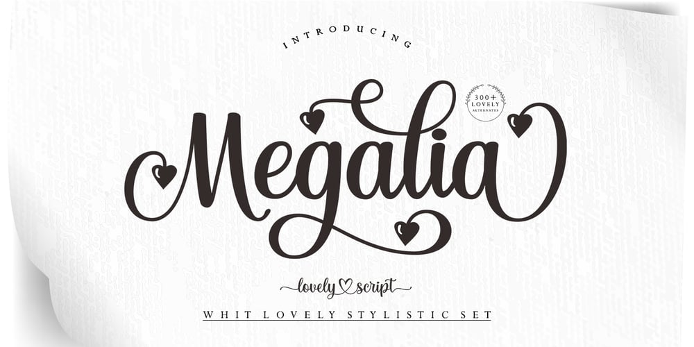 Megalia Script font