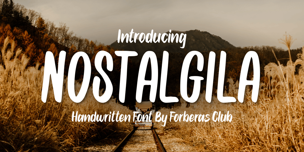 Nostagila font