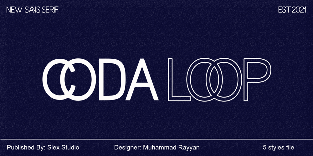 Coda Loop font