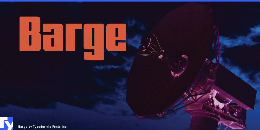 Barge font